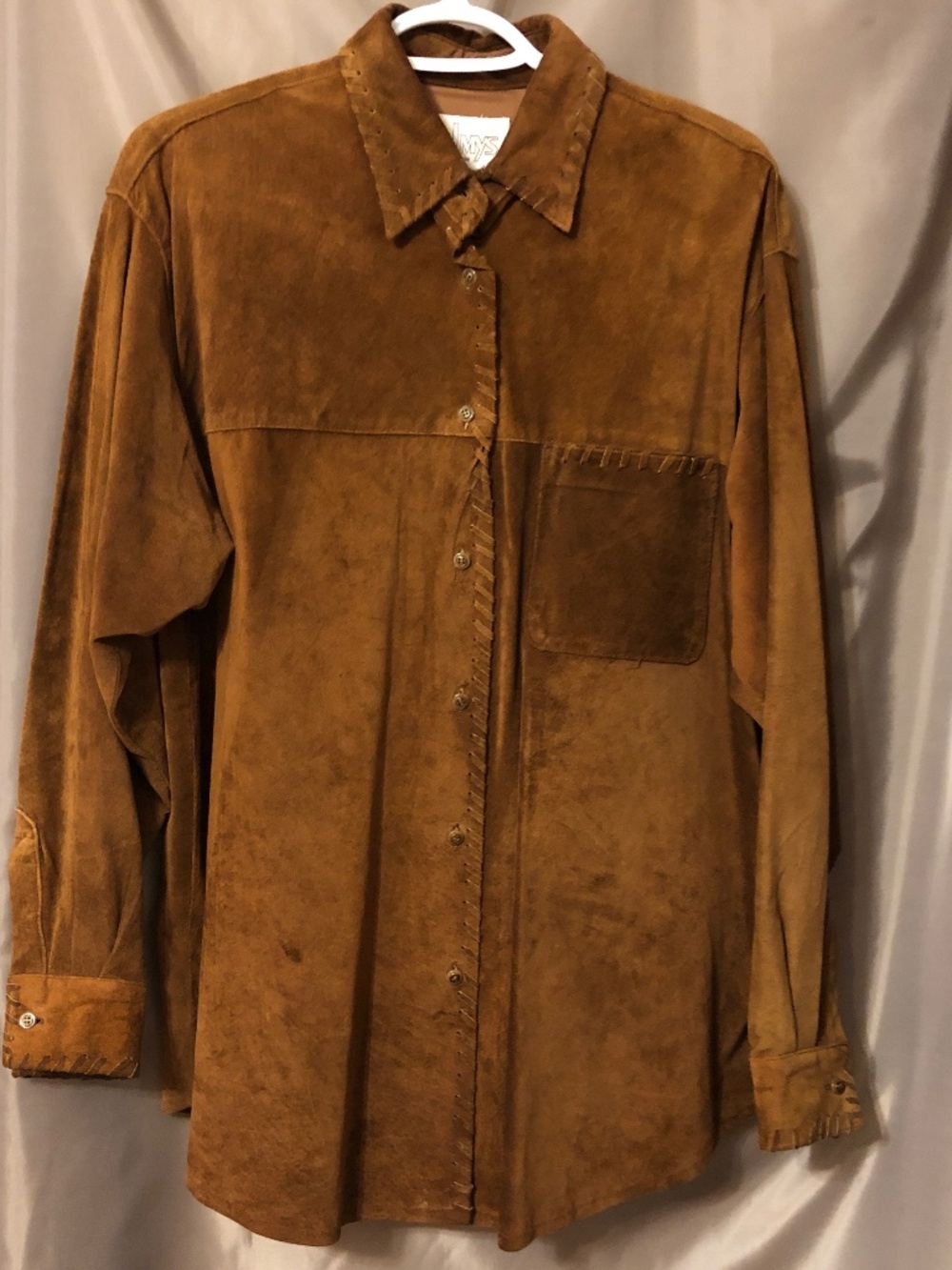 Western Style Copper Suede Jacket